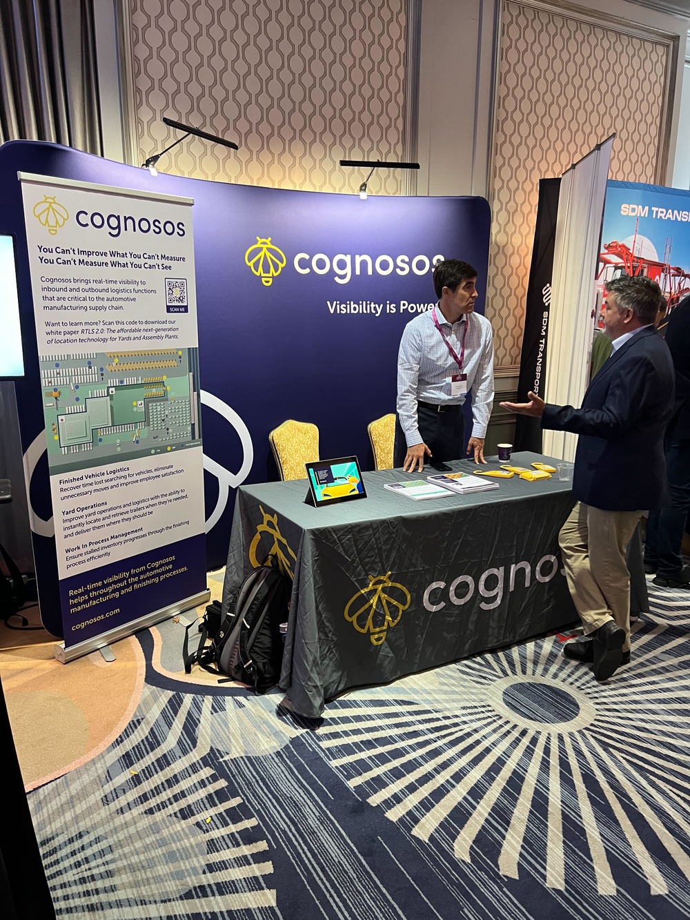 Cognosos at a logistics trade show