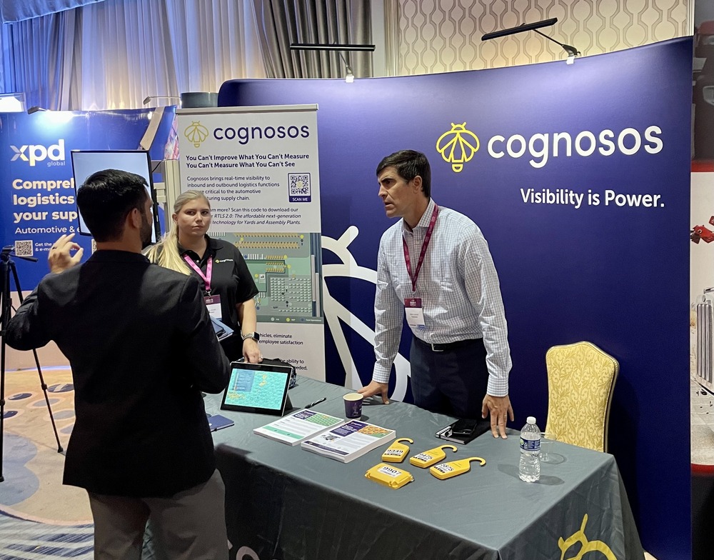 Cognosos logistics visibility solutions booth