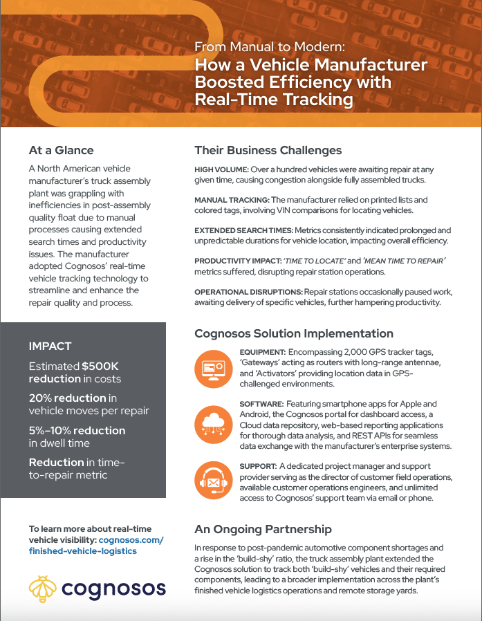 From Manual to Modern- How Vehicle Manufacturer Boosted Efficiency with Real-Time Tracking