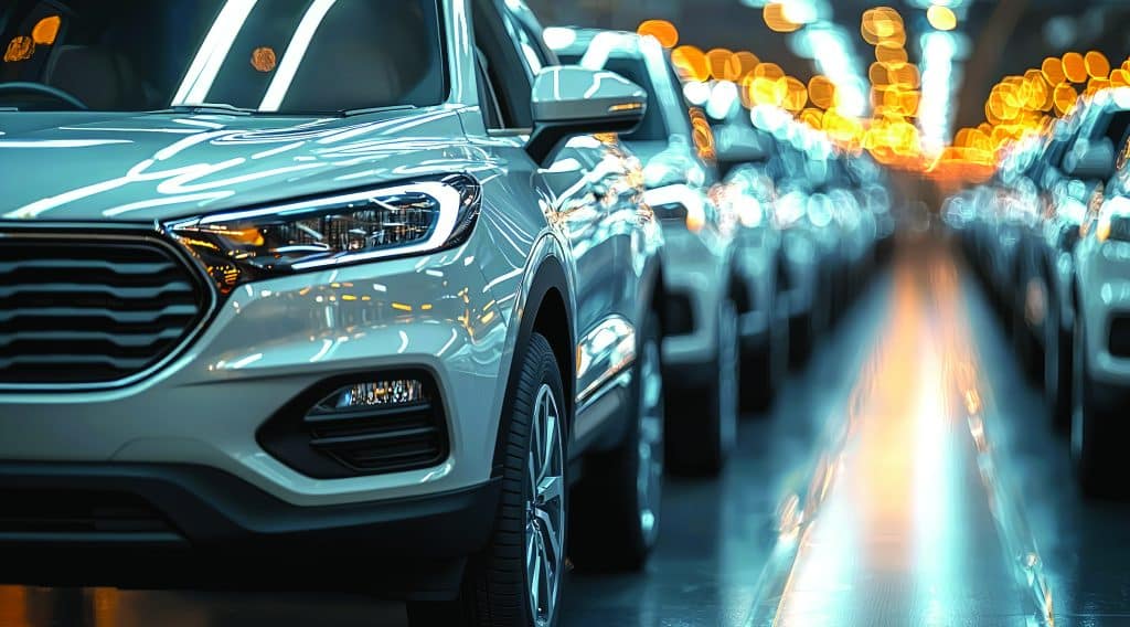 Cars in the quality repair process of vehicle manufacturing